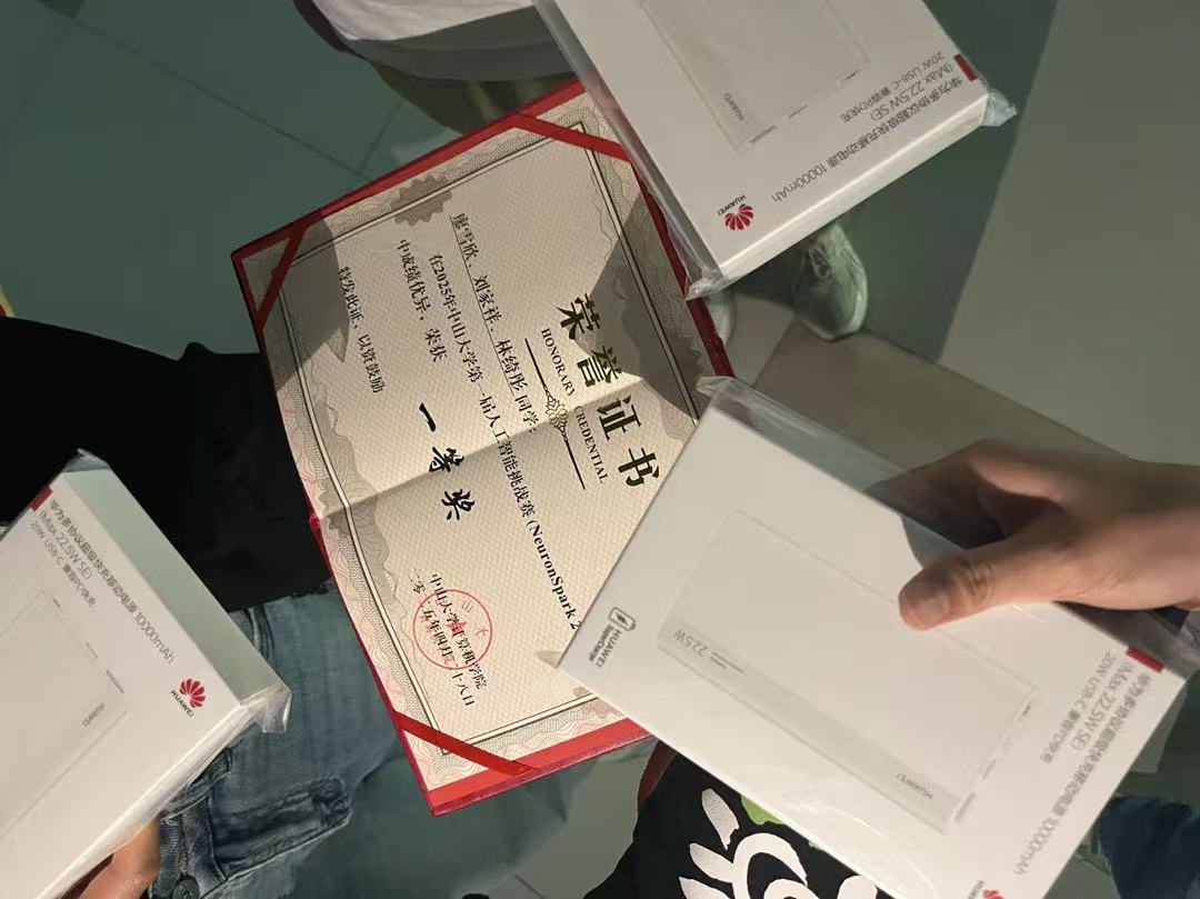 奖品+奖状